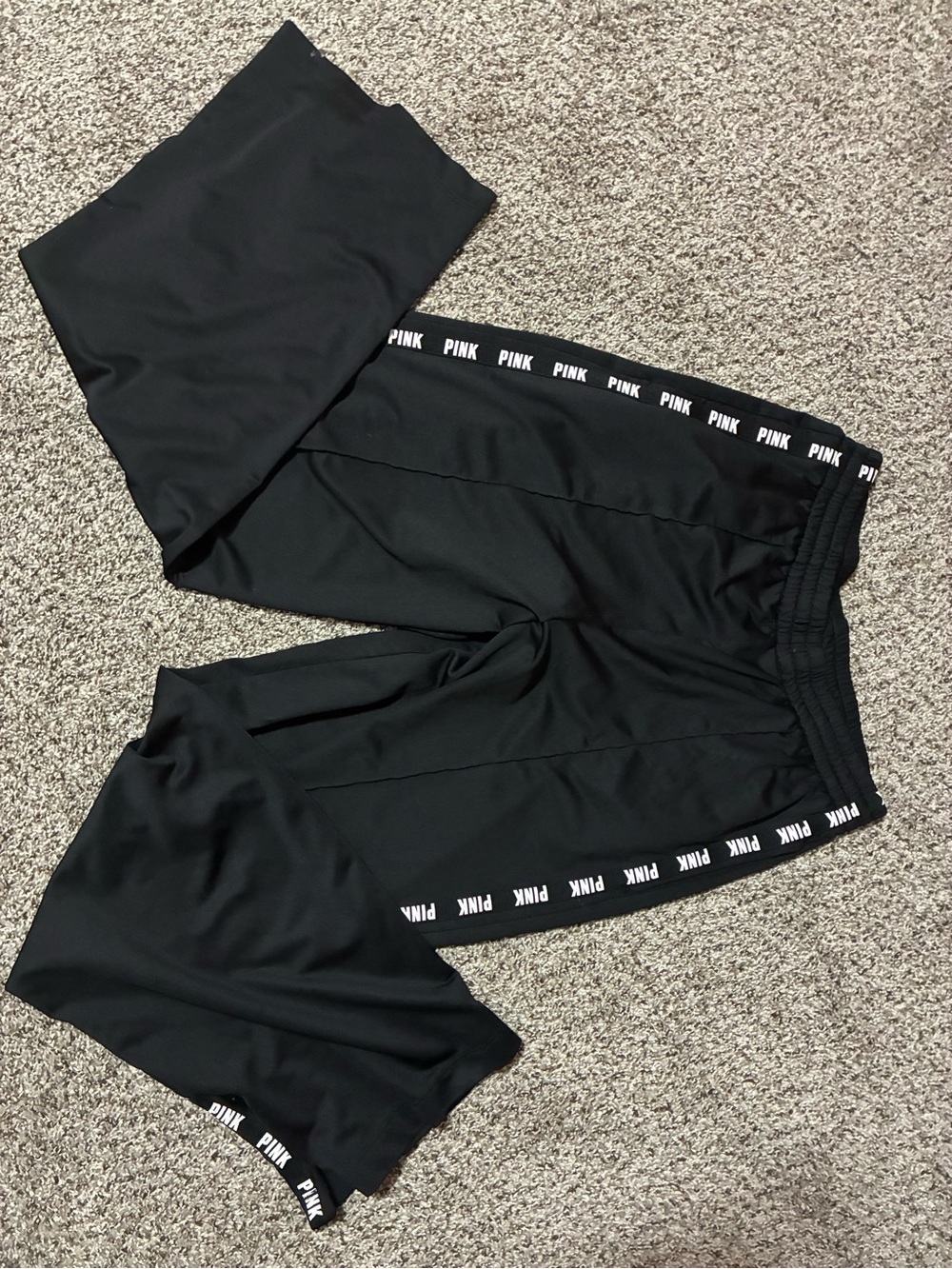 ❤️ 2/$10 - PINK Brand Black Athletic Pants